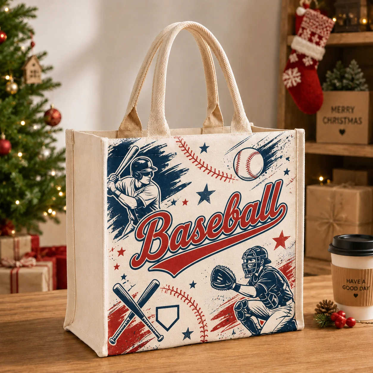 Custom Flat-Bottom Canvas Tote Bags
