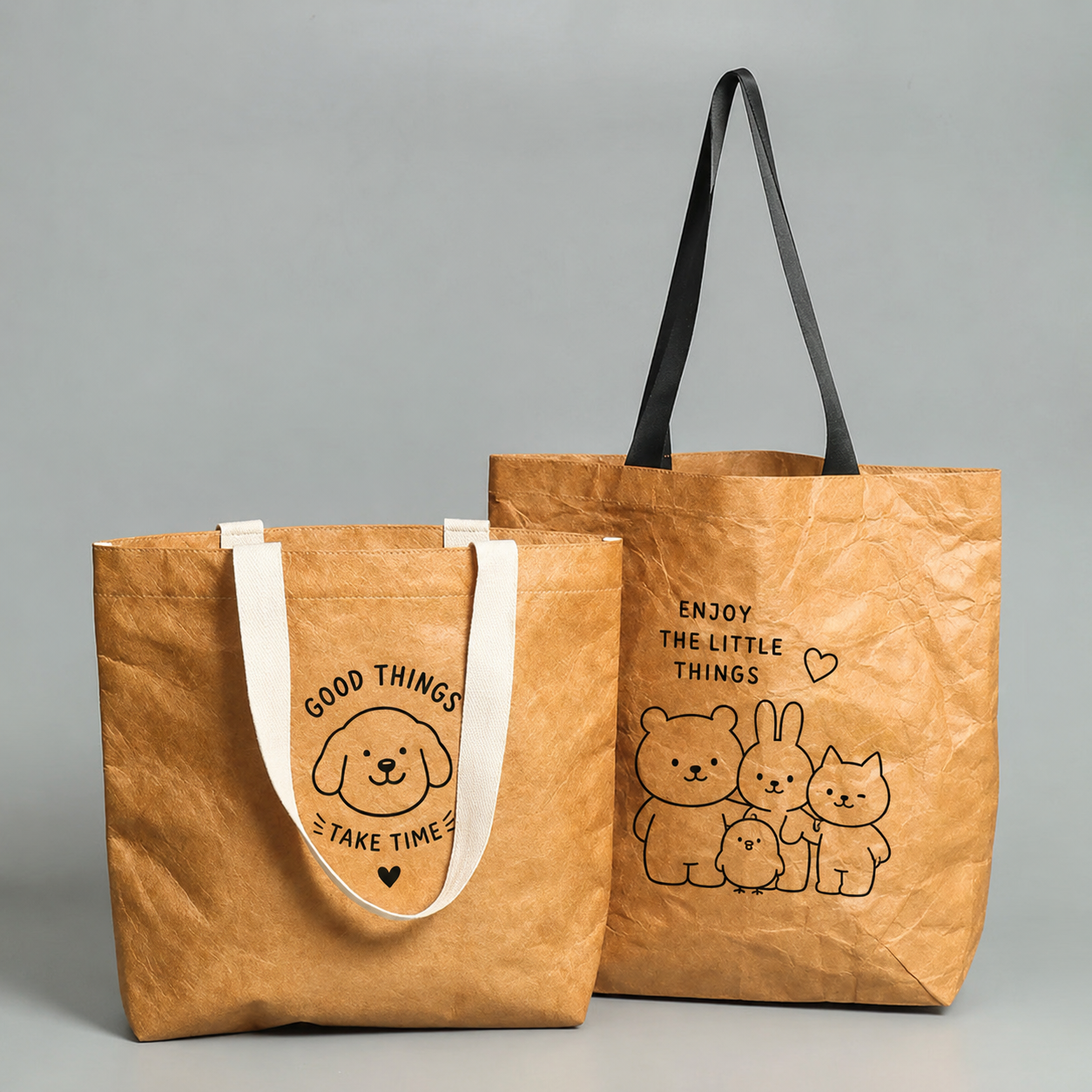 Custom Tyvek Shopping Tote Bags view 3