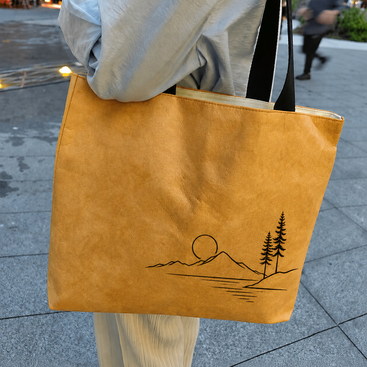 Custom Tyvek Shopping Tote Bags view 7