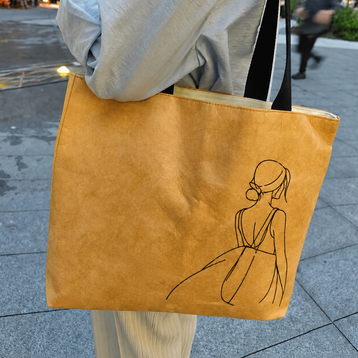 Custom Tyvek Shopping Tote Bags view 8